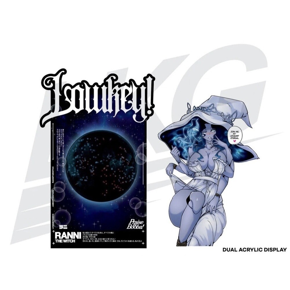 Lowkey Geeks "RANNI THE WITCH" - DUAL LAYER Acrylic Display